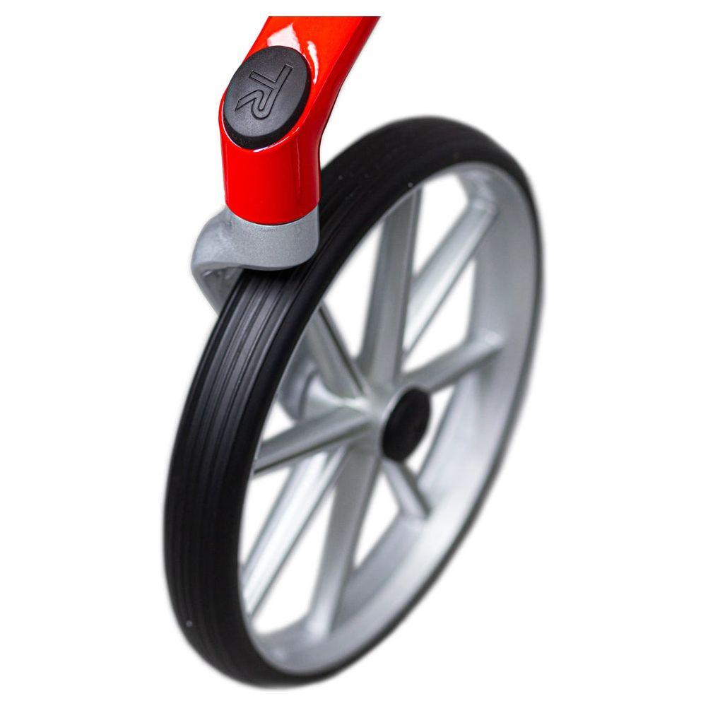 Let's Fly Mobility Rollator Wheelie Walker - Red