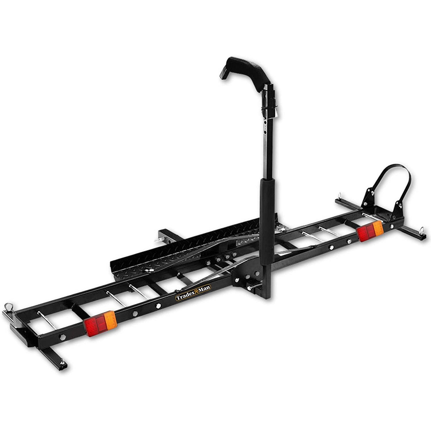 Motorcycle Motorbike Carrier Rack Towbar Arm Rack Dirt Bike Ramp Brake Lights