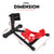 Heavy Duty Motorcycle Motorbike Stand Front Wheel Chock Trailer Transport