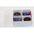 10 Pack of White Card Chocolate Sweet Soap Product Reatail Gift Box - 4 Bay Compartments - Clear Slide On Lid - 8x8x3cm