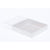 10 Pack of 10cm Square Invitation Coaster Favor Function product Presentation Cookie Biscuit Patisserie Gift Box - 2cm deep - White Card with Clear Slide On PVC Lid