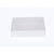 10 Pack of 8cm Square Wedding Invitation Coaster Favor Function product Presentation Cookie Biscuit Patisserie Gift Box - 2cm deep - White Card with Clear Slide On PVC Lid