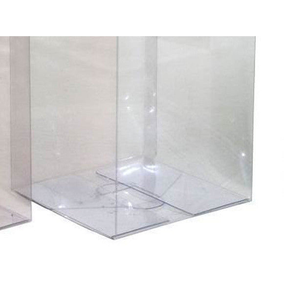 10 Pack of 10cm Square Cube PVC Box -  Product Showcase Clear Plastic Shop Display Storage Packaging Box