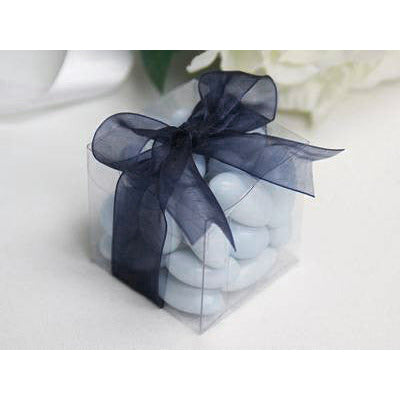 10 Pack of 8cm Square Cube - Product Showcase Clear Plastic Shop Display Storage Packaging Box