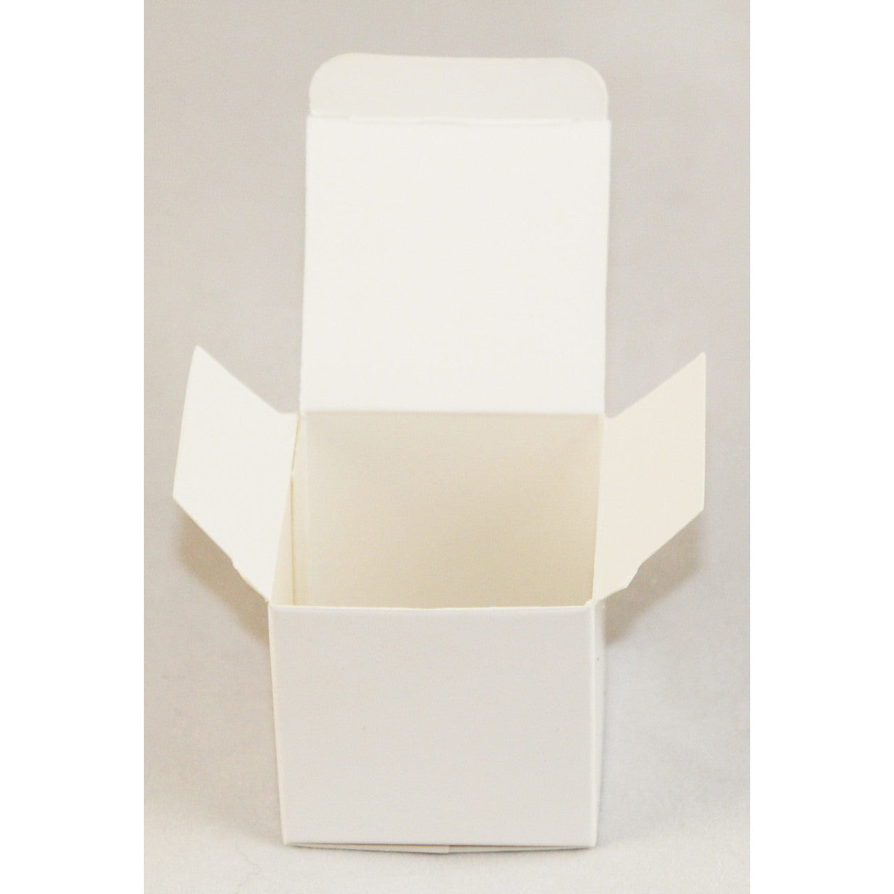 10 Pack of White 5cm Square Cube Card Gift Box - Folding Packaging Small rectangle/square Boxes for Wedding Jewelry Gift Party Favor Model Candy Chocolate Soap Box