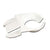 10 Pack Of 75mm White Wine Glass Dinner Lunch Plate Clip Holder - Stand Up Buffet Party  - Promotion Merchandise Gift