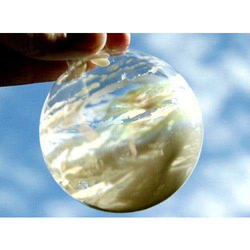 4 x Glass Bauble 6cm Diameter Round Clear with Silver Cap - table or tree centrepice personal memory theme craft gift