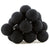 1 Set of 20 LED Black 5cm Cotton Ball Battery Powered String Lights Christmas Gift Home Wedding Party Bedroom Decoration Outdoor Indoor Table Centrepiece
