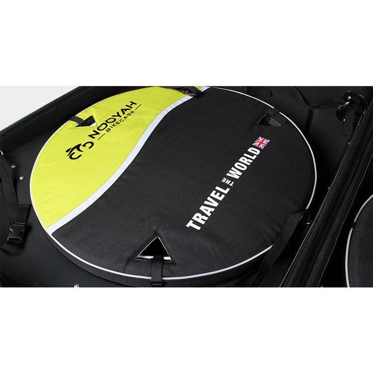 NOOYAH Bike Hard Shell Travel Case EVA Mountain MTB ebike Road Bike 700c Gravel Bike Tourer- BK002 in Black