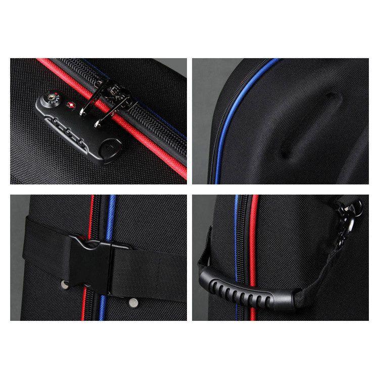 NOOYAH Bike Hard Shell Travel Case EVA Mountain MTB ebike Road Bike 700c Gravel Bike Tourer- BK002 in Black