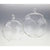 4 x Hanging Clear Glass Ball Tealight Candle Holder  - 10cm Diameter / High - Wedding Globe Decoration Terrarium Succulent Plant Mini Garden Holder Decor Craft Gift