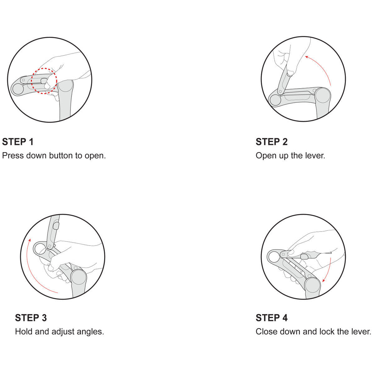 Satori EZ3 Quill Height Adjustable Stem MTB Mountain Quick Release