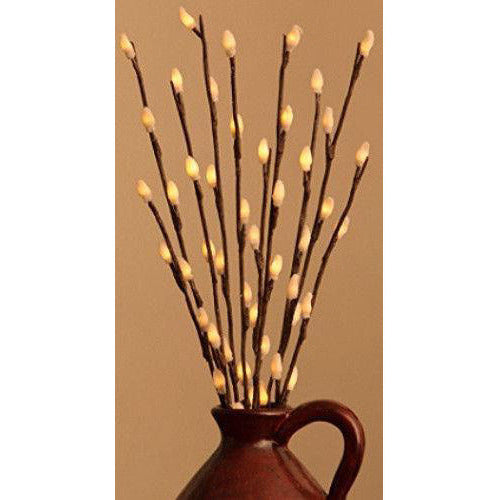 LED Light Bunch Stem - Warm White BATTERY fairy lights - 50cm high 20 bulbs/petals