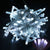 1 Set of 20 LED Plain Artic White Bulb Battery Powered String Lights Christmas Gift Home Wedding Party Bedroom Decoration Table Centrepiece