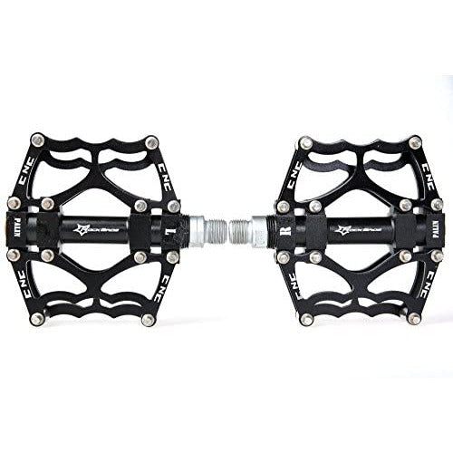 Flat Pedal Pro Alloy Platform Pedal Dirt Jumper BMX MTB Ultralight 156g Multi Colour Tri Bearing Stud Pin Grips Rockbros