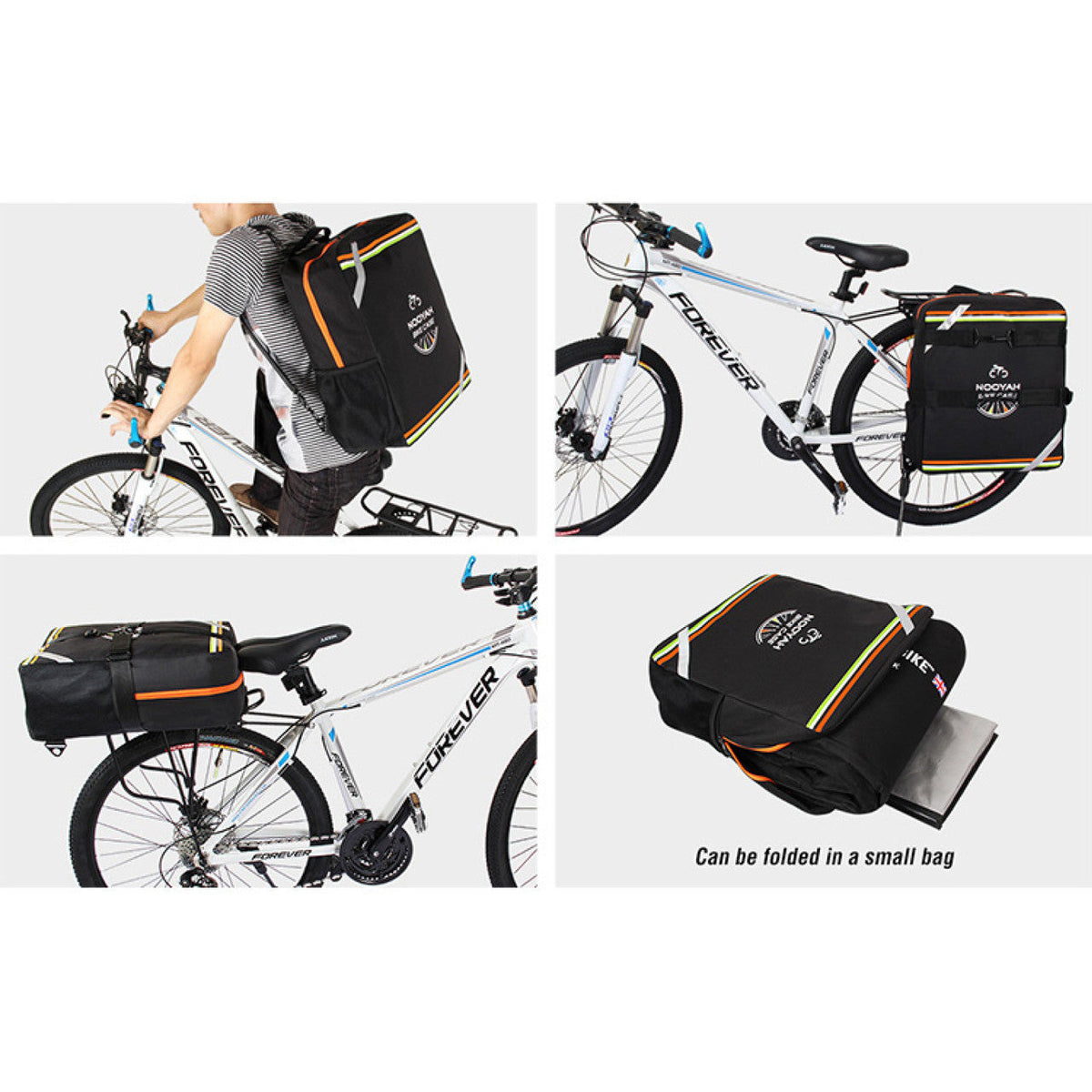 SPORTACE Bike Plane Bag Portable Soft Shell Travel Case Mountain Hybrid BMX Road Bike - 120CM X 75CM BK11- Black