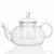1 Set of Gongfu Chinese Ceremony Tea Set - 6 Glass cups with Infuser and Tealight Candle Pot Warmer