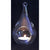 4 Pack of Hanging Clear Glass Tealight Candle Holder Tear Drop Pear Shape - 12cm High - Terrarium Plant Mini Garden Holder Decor