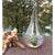 4 Pack of Hanging Clear Glass Tealight Candle Holder Tear Drop Pear Shape - 12cm High - Terrarium Plant Mini Garden Holder Decor