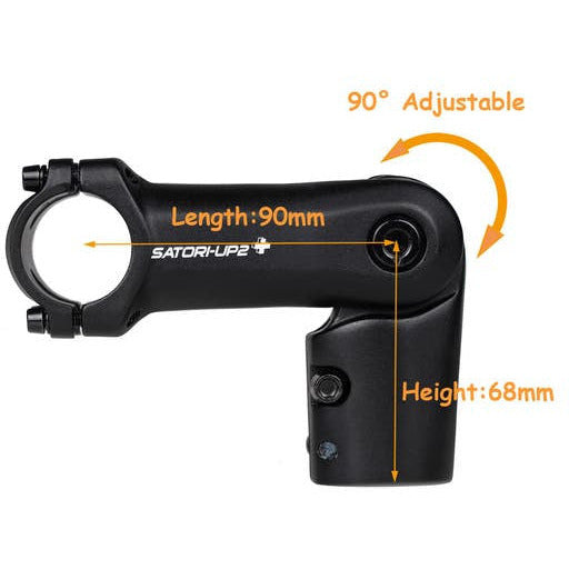 Satori UP2 Plus Ebike Height Adjustable Stem MTB Mountain Cable Hide