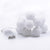 1 Set of 20 LED White 5cm Cotton Ball Battery Powered String Lights Christmas Gift Home Wedding Party Bedroom Decoration Outdoor Indoor Table Centrepiece