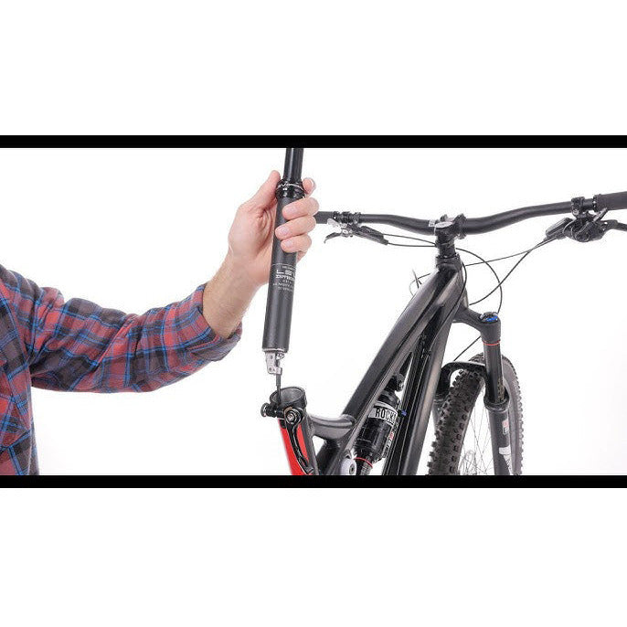 ZOOM SPD-801N Adjustable Height via Thumb Remote Lever - Internal Cable 30.9 Diameter 100mm Travel Mountain Bike Dropper