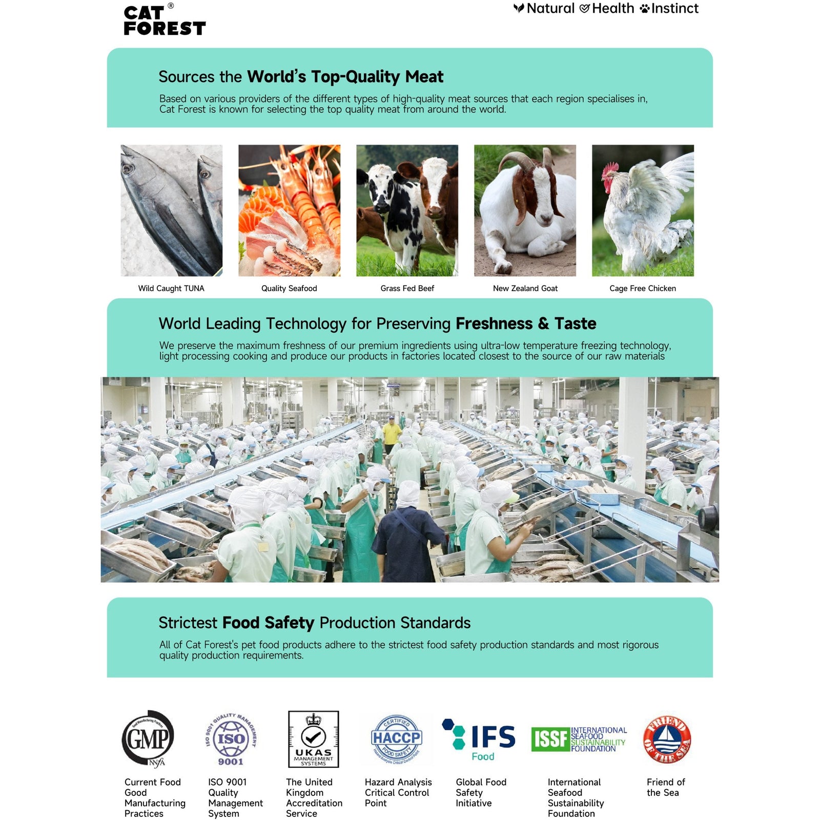 CAT FOREST Premium Tuna White Meat With Chicken In Jelly Cat Canned Food 85G X 24