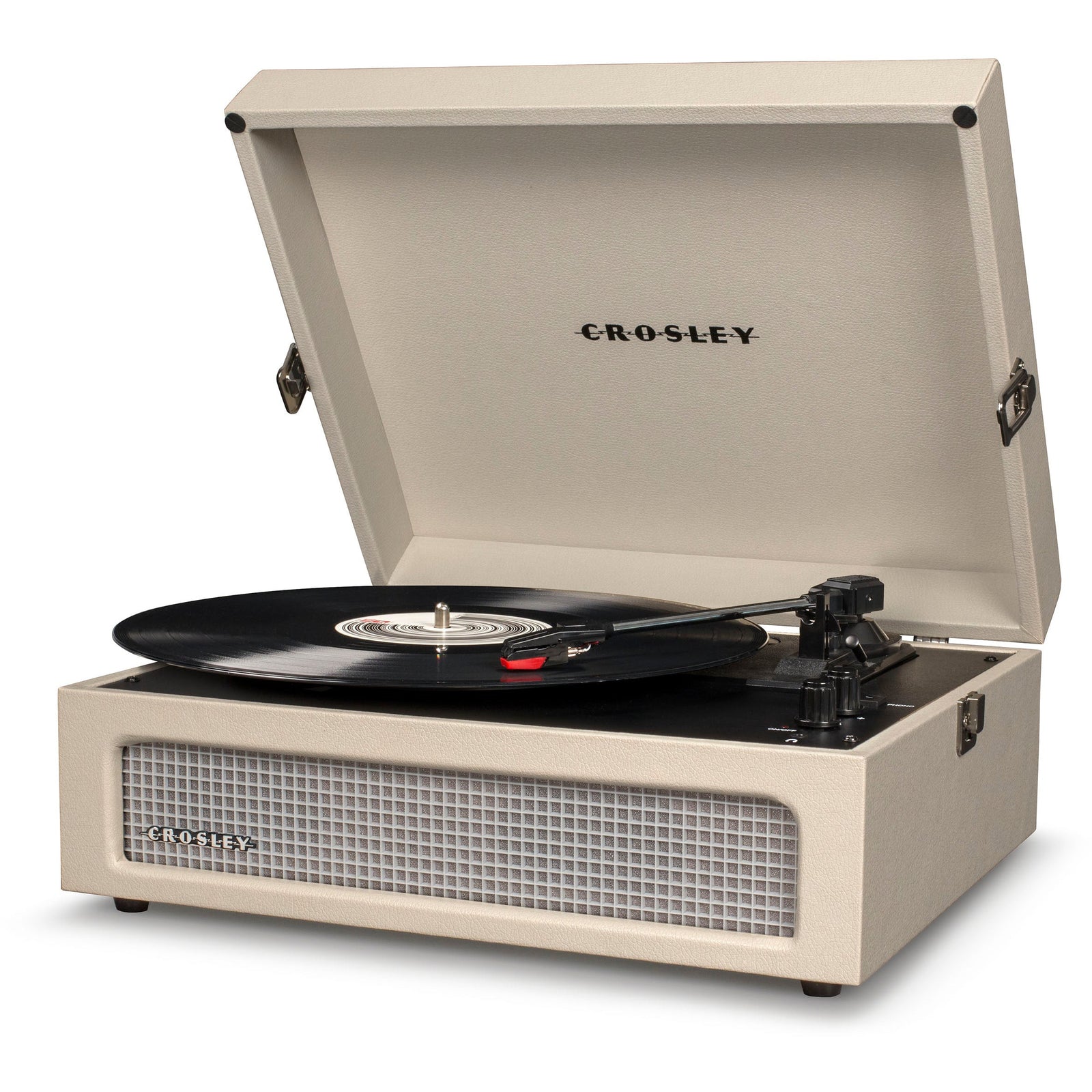 Crosley Voyager Dune - Bluetooth Portable Turntable  & Record Storage Crate