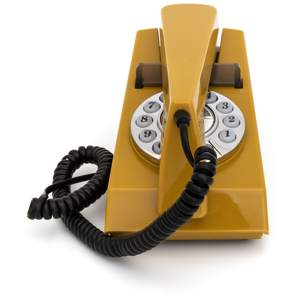 GPO Retro Trim Phone Push Button - Mustard