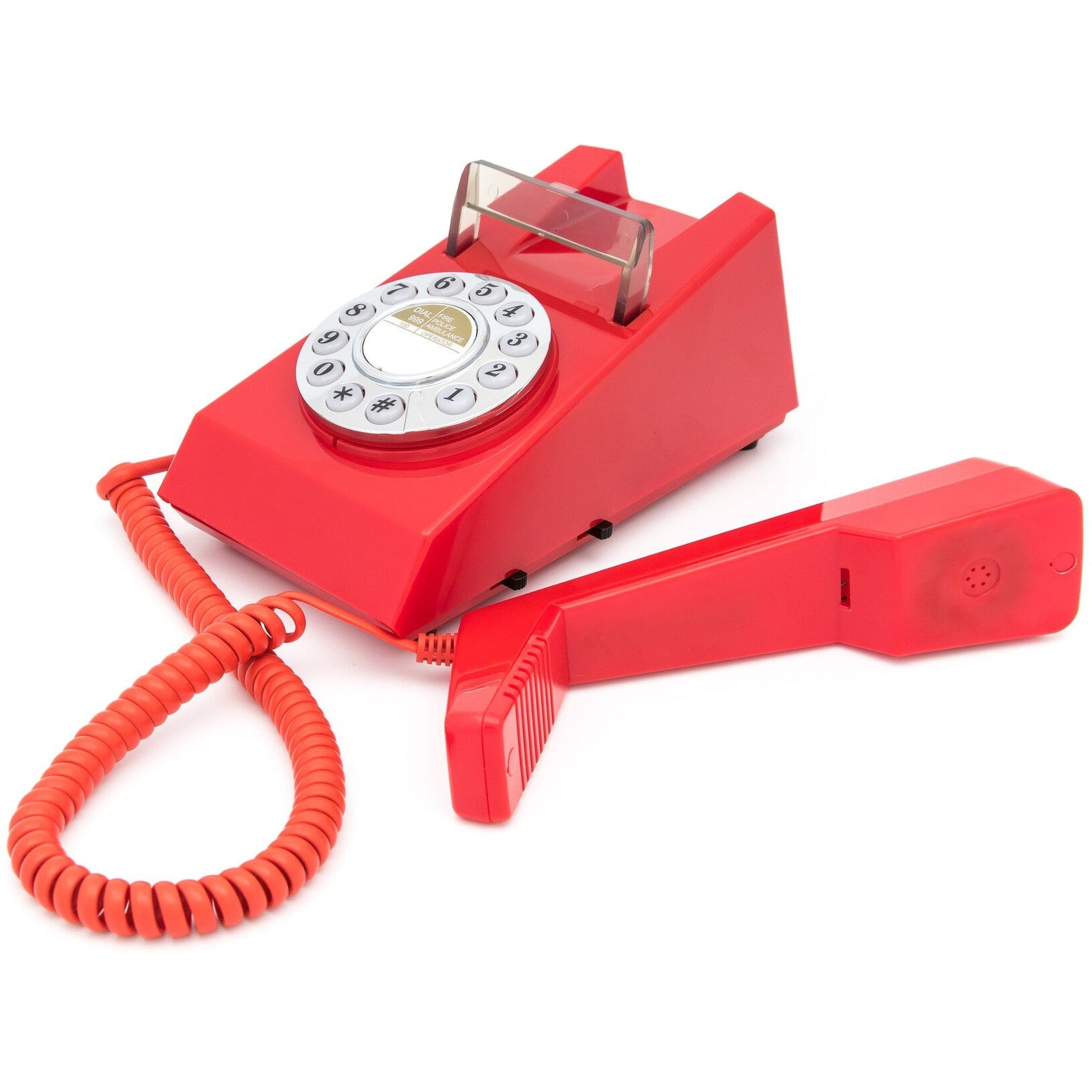 GPO Retro Trim Phone Push Button - Red