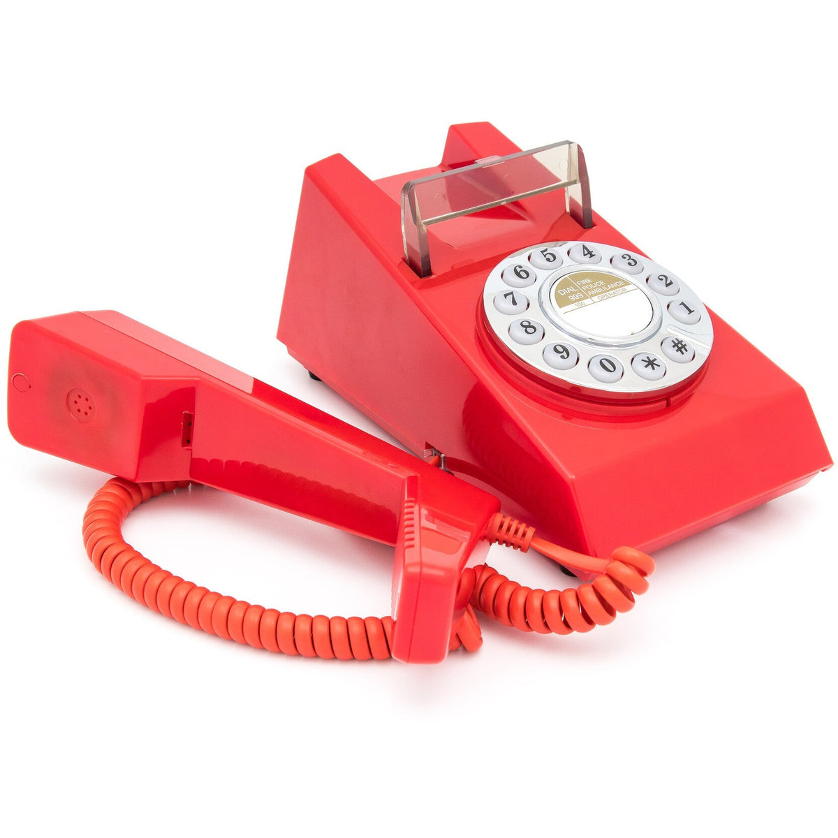 GPO Retro Trim Phone Push Button - Red
