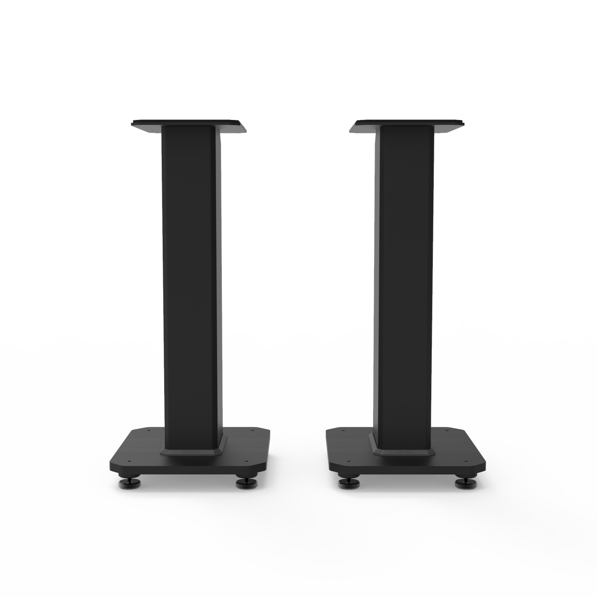 Kanto SX22 22" Tall Fillable Speaker Stands with Isolation Feet - Pair, Black