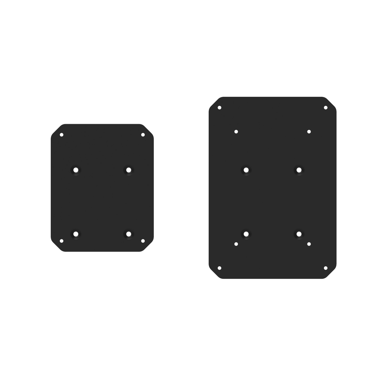 Kanto SX22 22" Tall Fillable Speaker Stands with Isolation Feet - Pair, Black