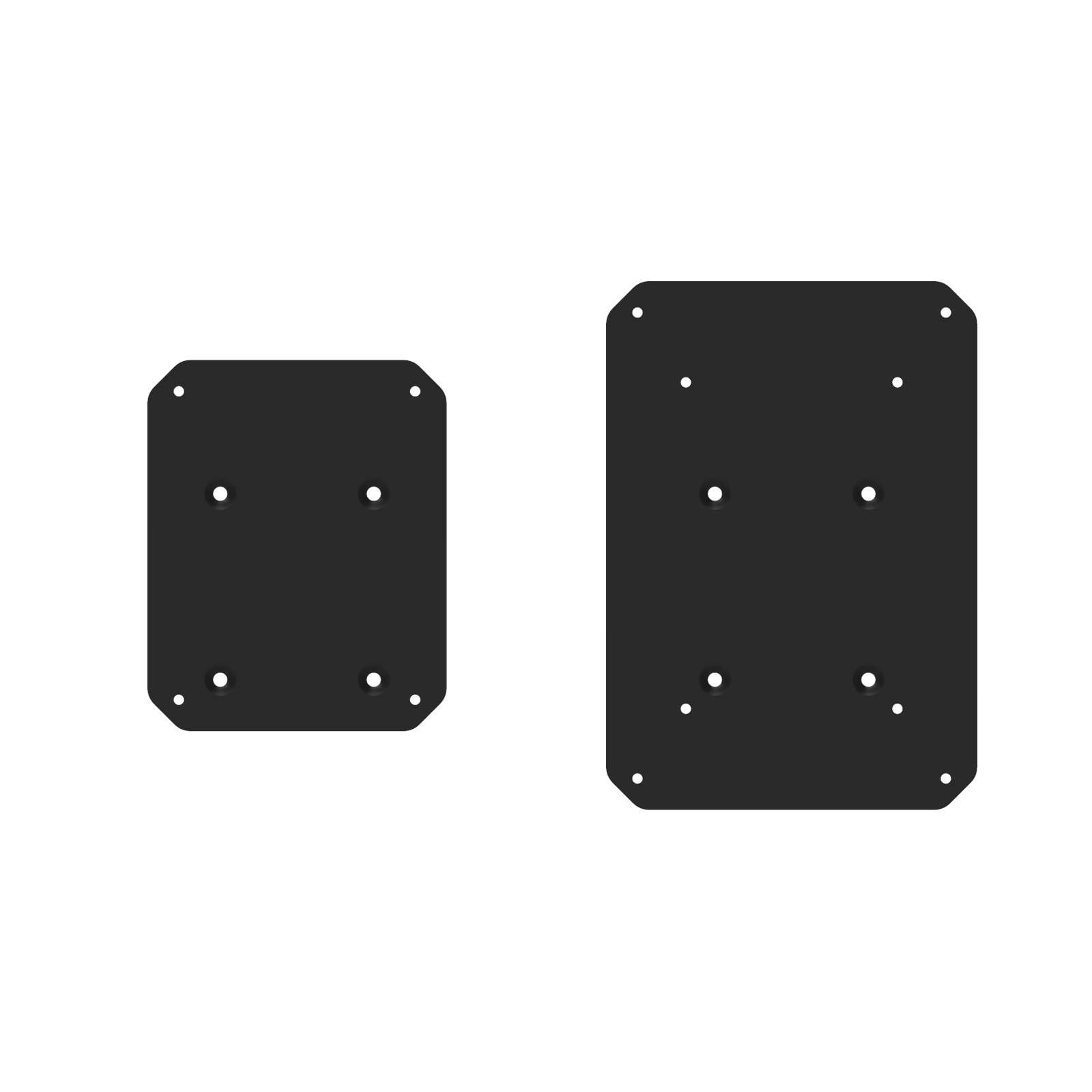Kanto SX22 22" Tall Fillable Speaker Stands with Isolation Feet - Pair, Black