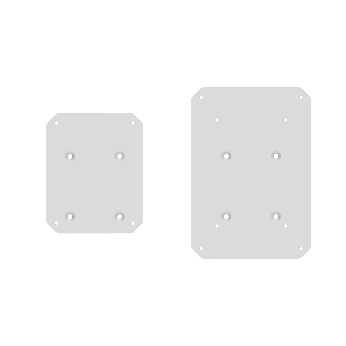 Kanto SX26W 26" Tall Fillable Speaker Stands with Isolation Feet - Pair, White