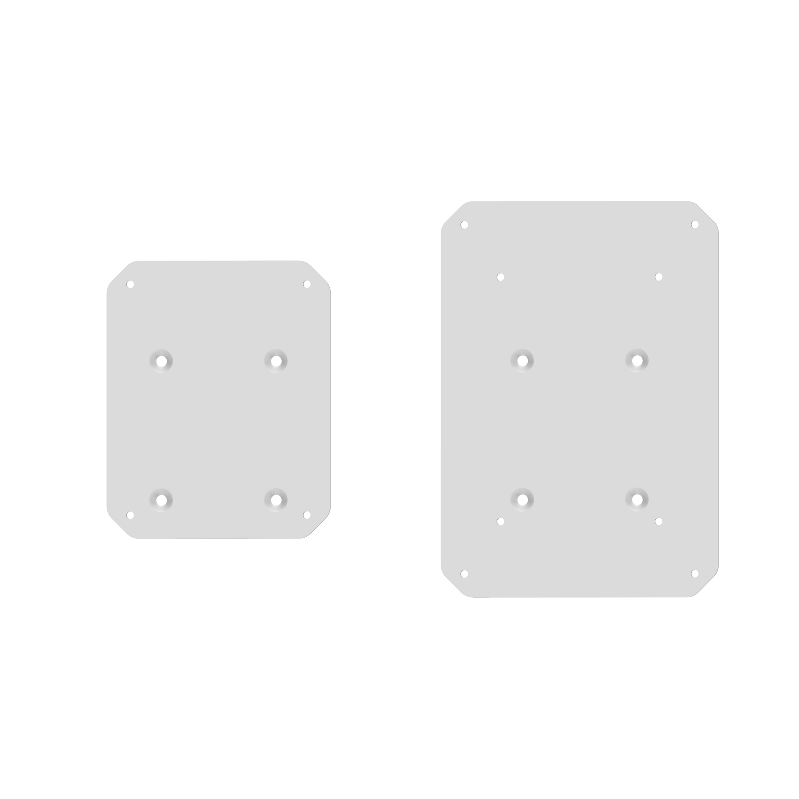 Kanto SX26W 26" Tall Fillable Speaker Stands with Isolation Feet - Pair, White