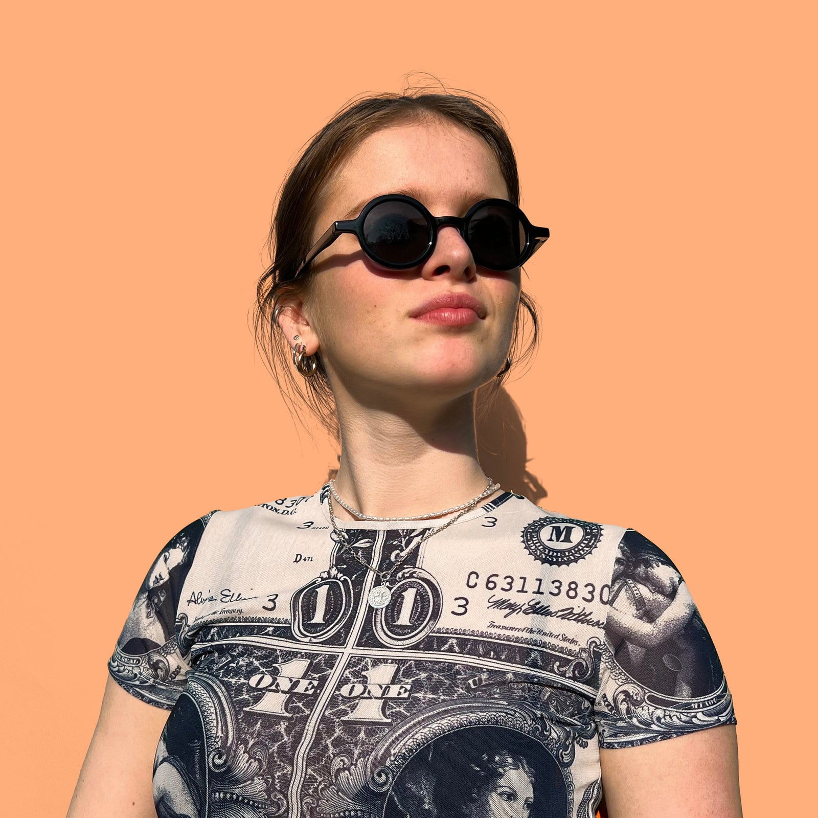 London Mole Moley Sunglasses Gloss Black / Black