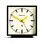 Newgate Amp Mantel Clock Black With Yellow Hands