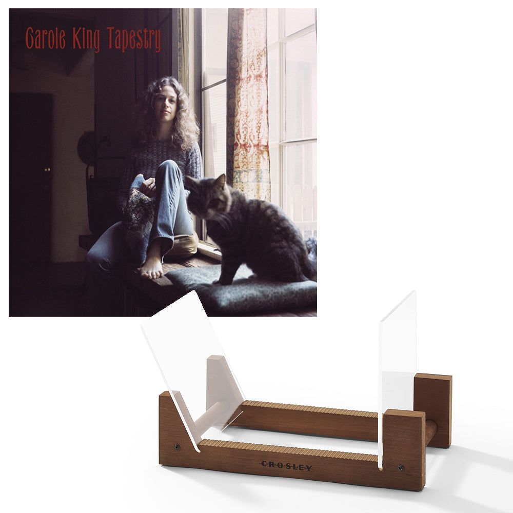 Carole King Tapestry Vinyl Album &amp; Crosley Record Storage Display Stand