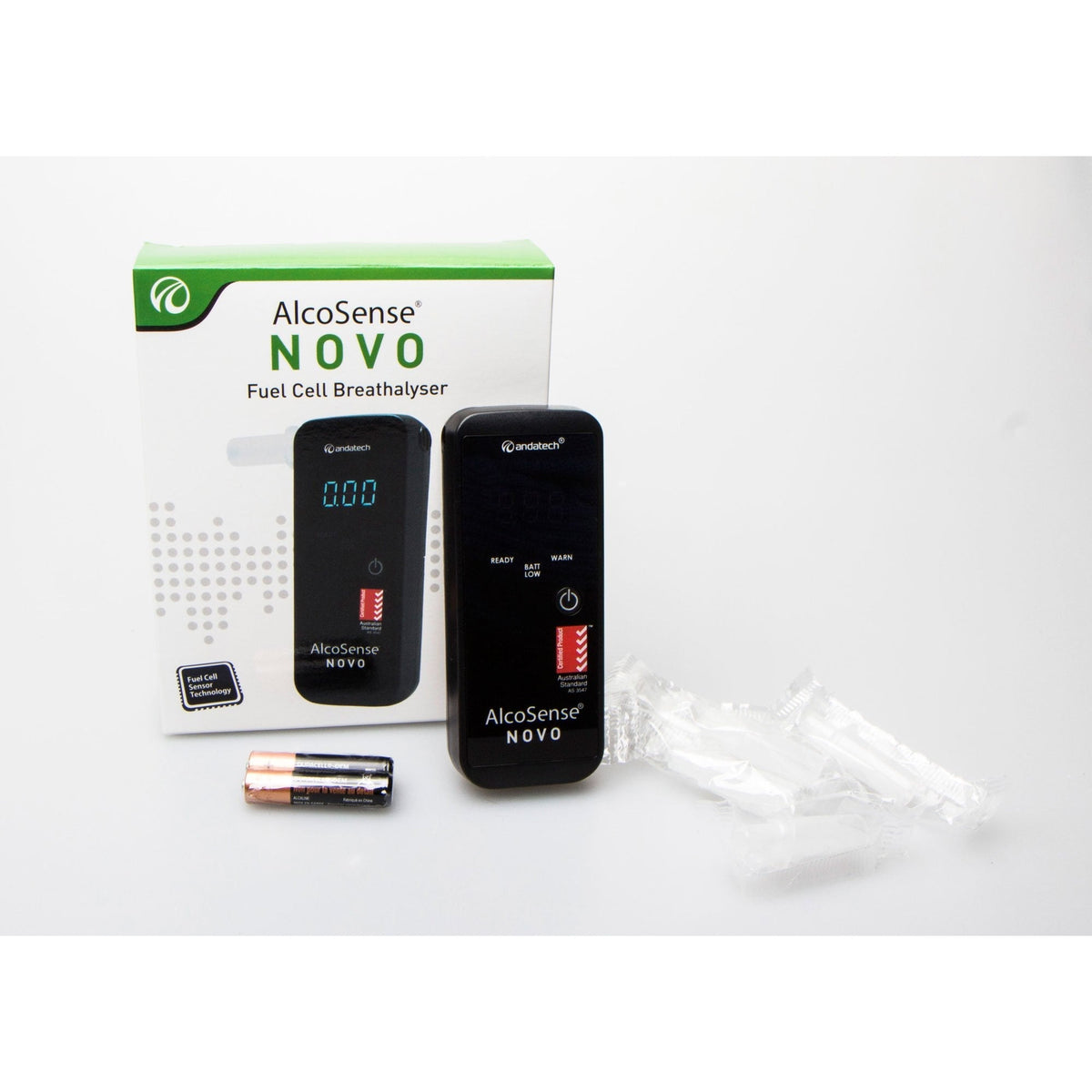 Alcosense® Novo Personal Breathalyser AS3547 Certified