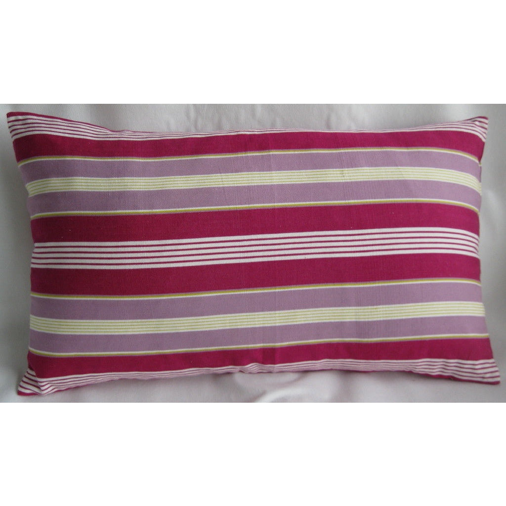 Coste Fuchsia 35x70cm Multicoloured Striped Cushion Cover
