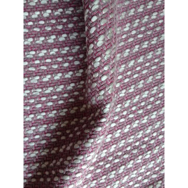 Fern Rose Soft Pink & White Cushion Cover Made In Europe