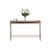 Wooden Iron Narrow Hallway Console Table with Finial Legs