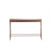 Wooden Iron Narrow Hallway Console Table with Finial Legs