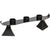 Black Metal Harbour Style Tea Light Candle Holder Stand