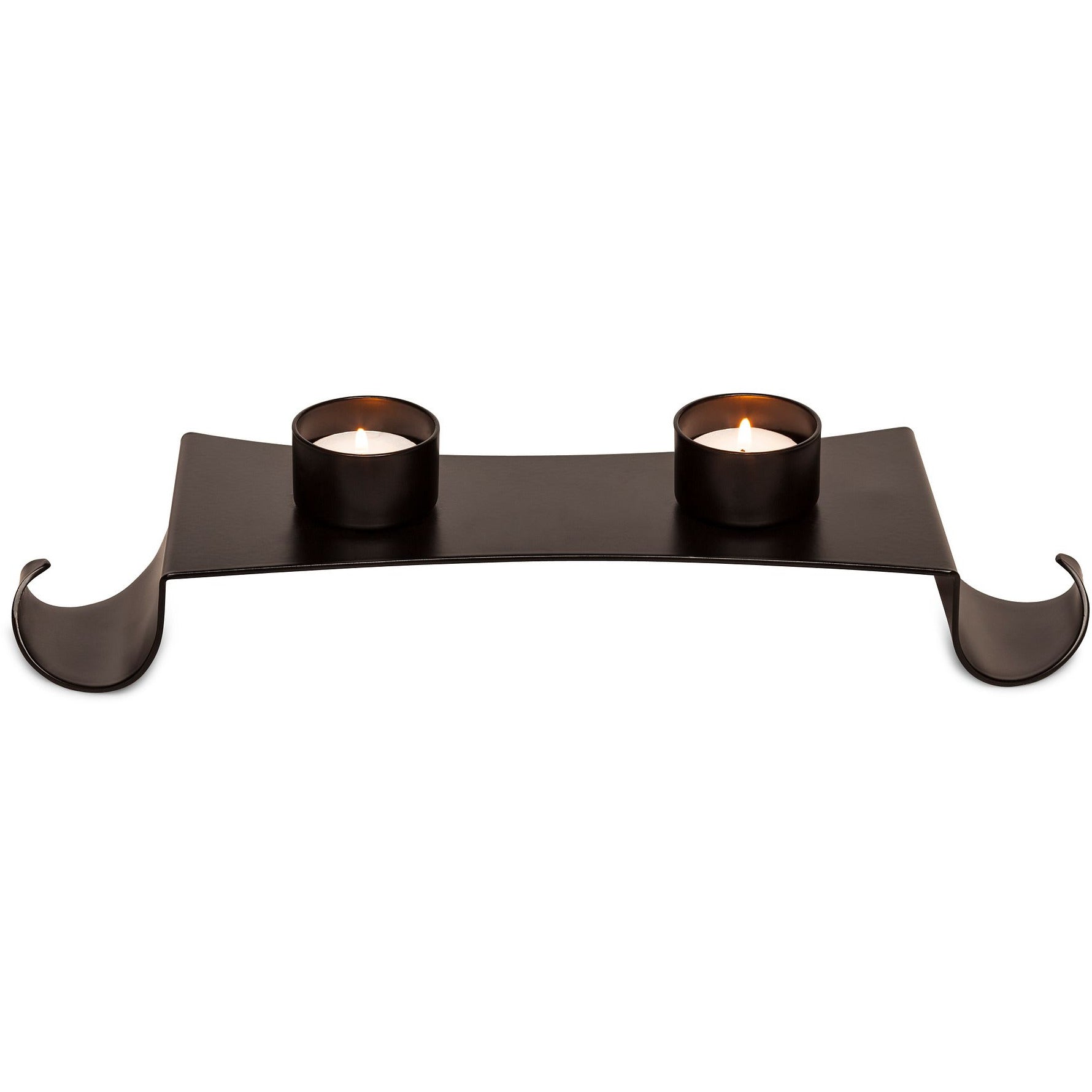 Decorative Black Metal Tea Light Candle Holder Stand