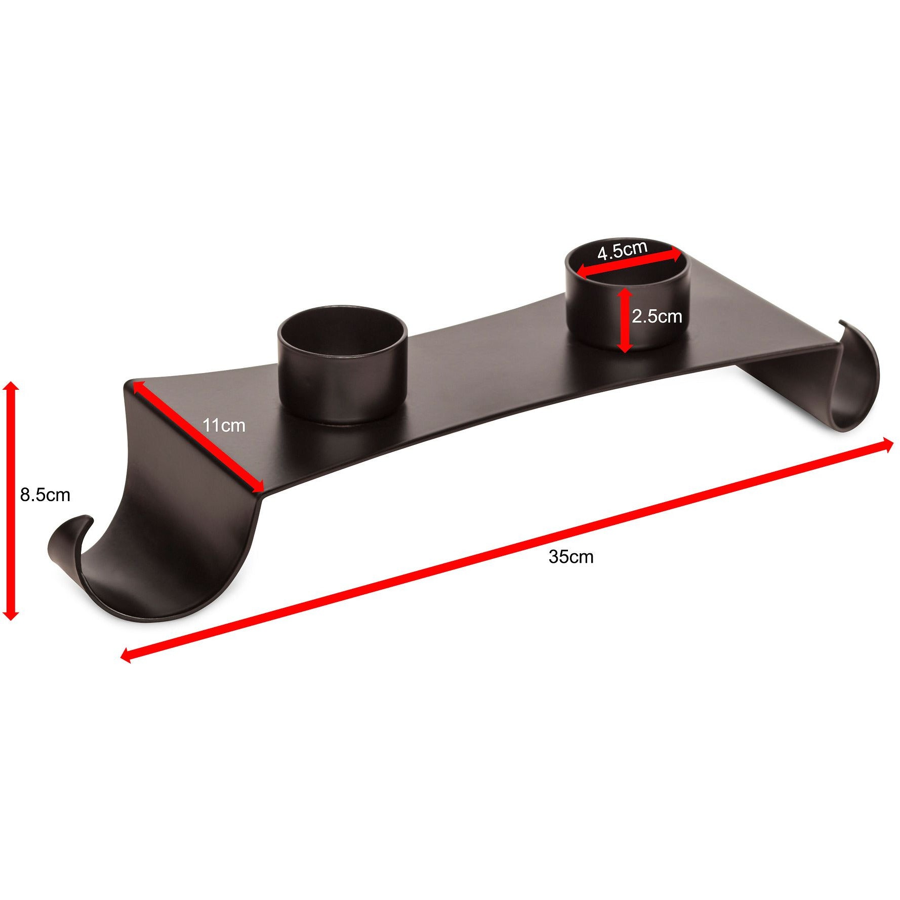 Decorative Black Metal Tea Light Candle Holder Stand