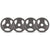 CORTEX 1.25kg Tri-Grip Standard Plates 25mm (Set of 4)