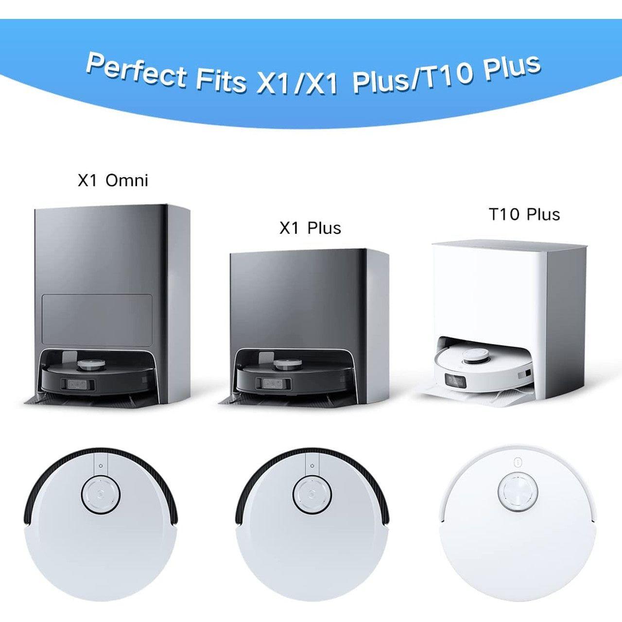 6 X Auto Empty Station Dust Bags For Ecovacs Deebot X1 Omni Series Robots