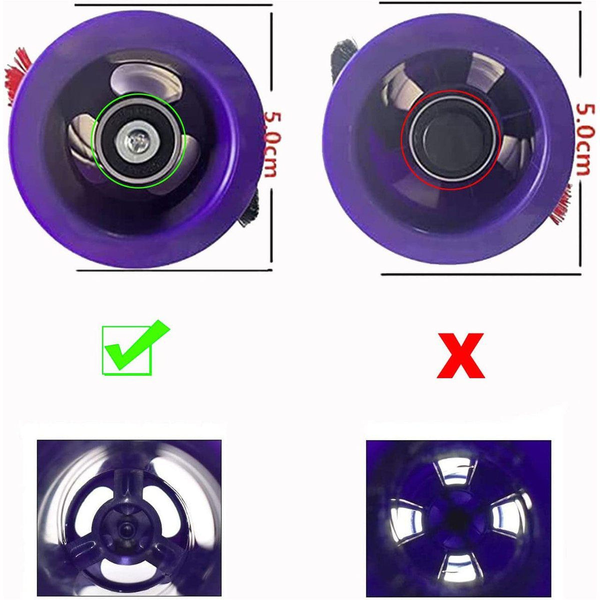 Roller brush for Dyson V10 (SV12) vacuum cleaners